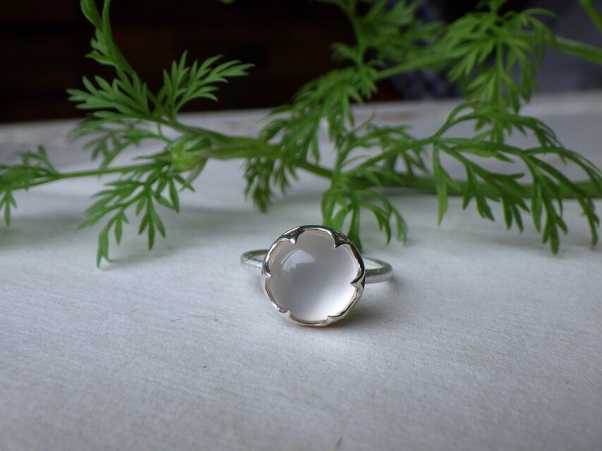 SV ホワイトムーンストーンのリング