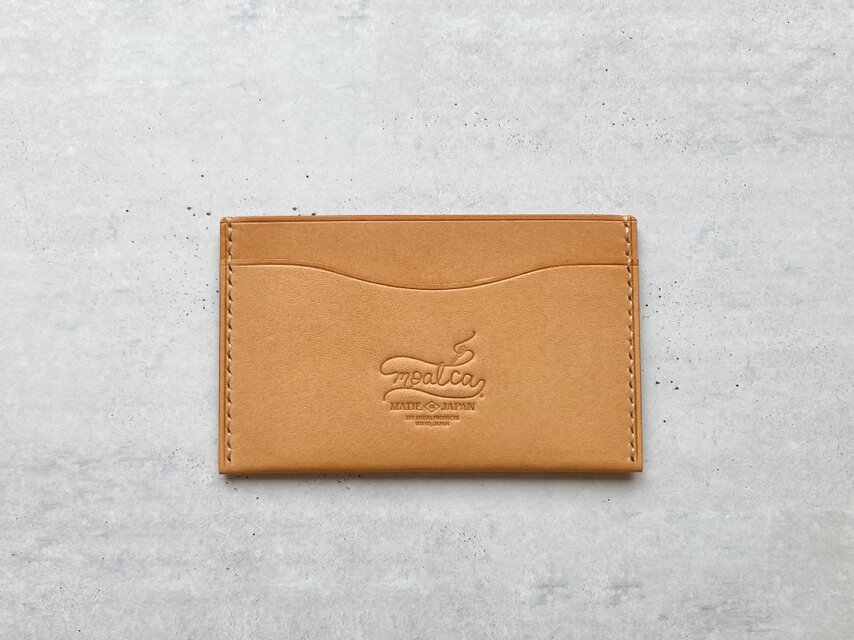 手縫いのレザーカードケース / イタリアンレザー / オリジナルBOX付