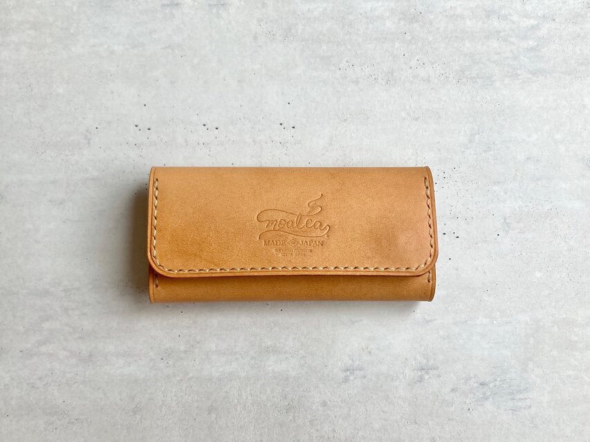 手縫いのレザーキーケース / イタリアンレザー / 受注生産 / オリジナルBOX付