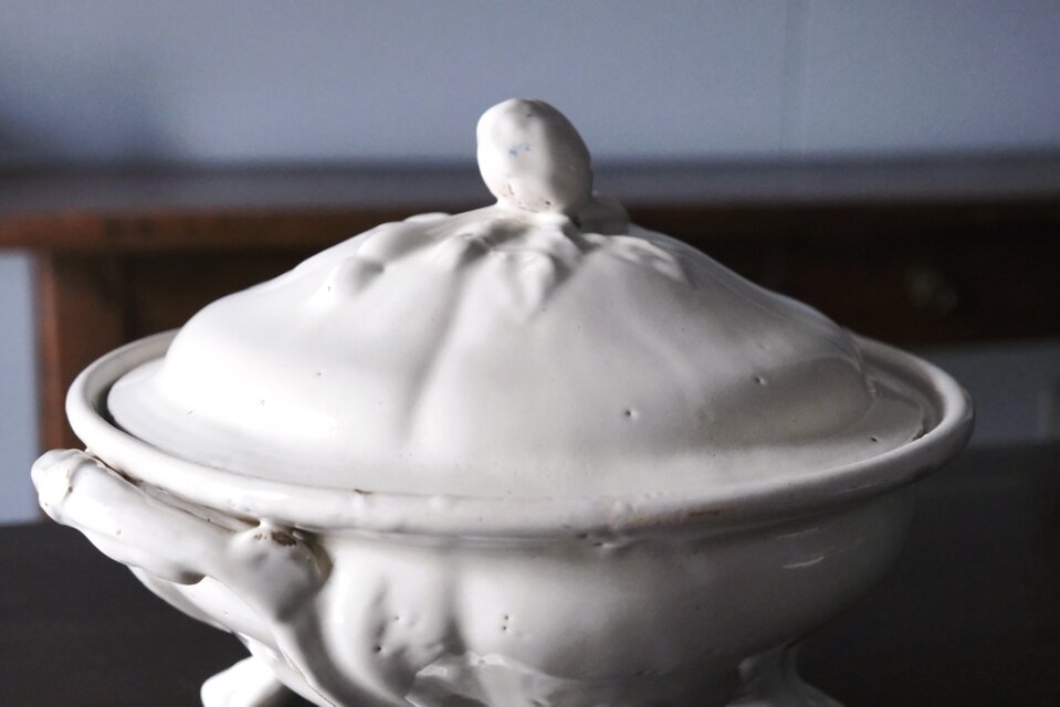 18世紀 白釉 レギュミエ フランス アンティーク 0502150 | iichi 日々