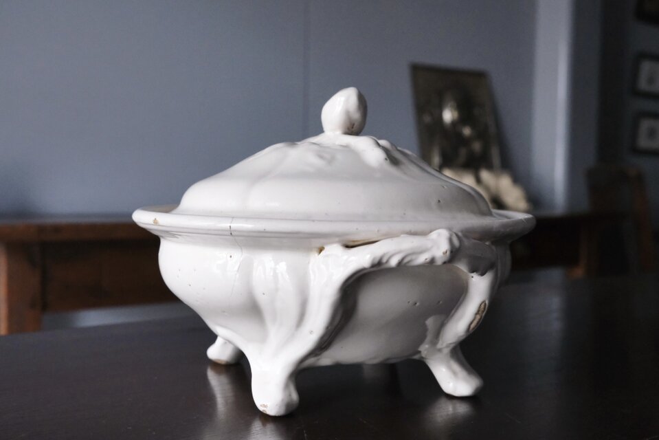 18世紀 白釉 レギュミエ フランス アンティーク 0502150 | iichi 日々