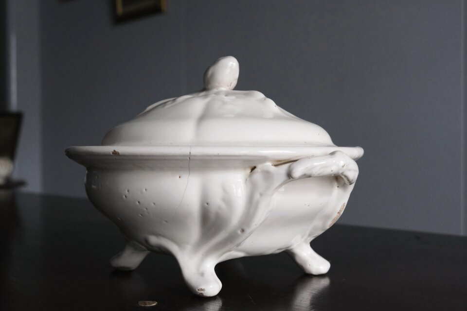 18世紀 白釉 レギュミエ フランス アンティーク 0502150 | iichi 日々