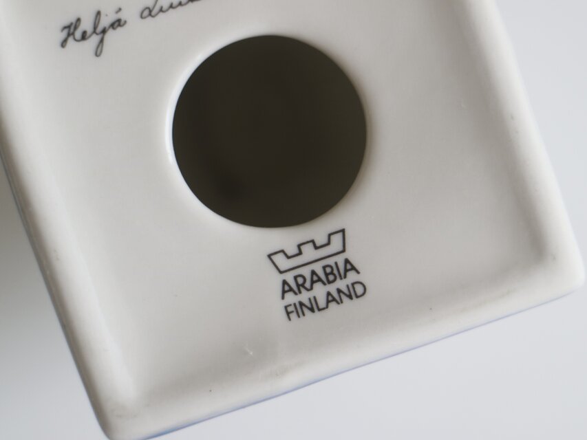 【出窓型】アラビア ヘルヤ Talo キャンドルホルダー タロ ARABIA ARABIA / Helja ヘルヤ / Talo キャンドルスタンド ブルー No