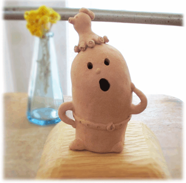 【ハニワちゃん】とタコ