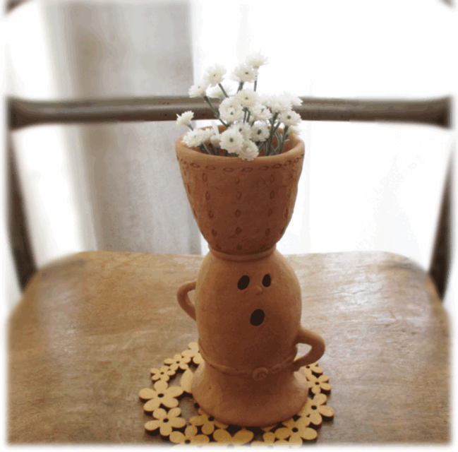 【ハニワちゃん】ちいさな植木鉢