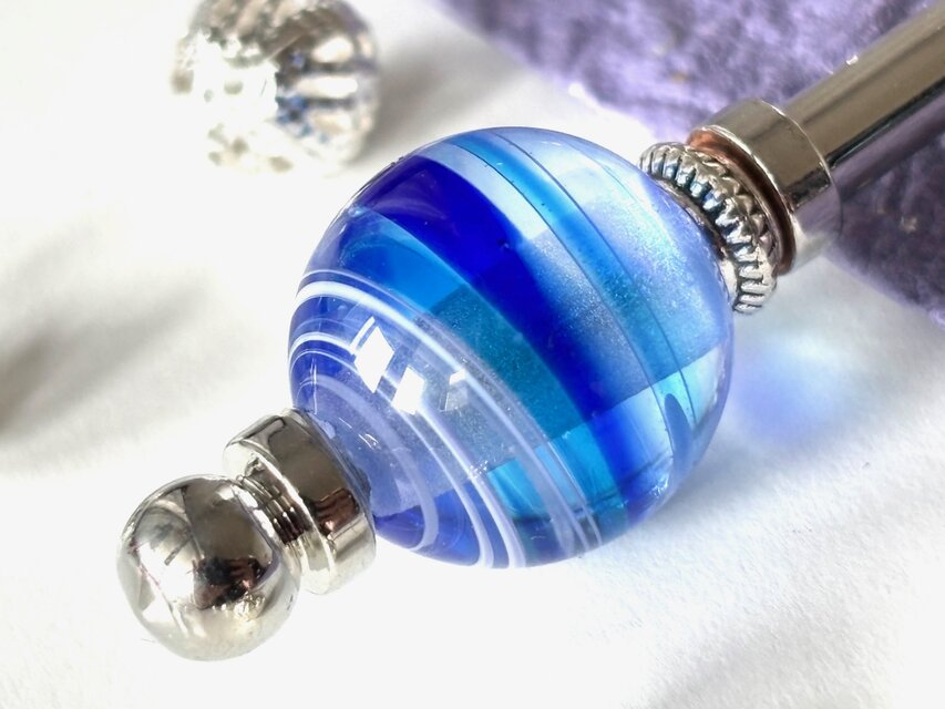 よしみ様 ラスト レア 高品質 ブルー ゴビアゲート ゴビ瑪瑙 握り石 聖