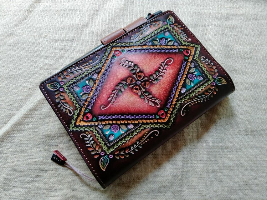 ほぼ日手帳対応　牛革文庫サイズ手帳　刻印＆拭き染め it-68311b2d627d6-1200.jpg