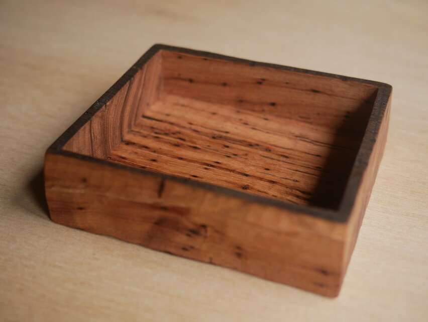 角箱 くり アマニ油仕上げ #0425