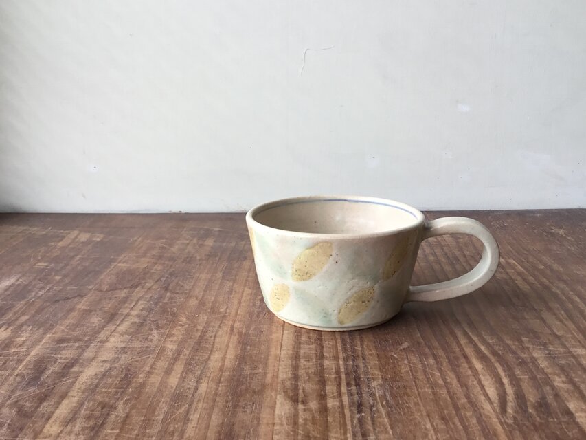 スープカップ　釉彩七宝紋