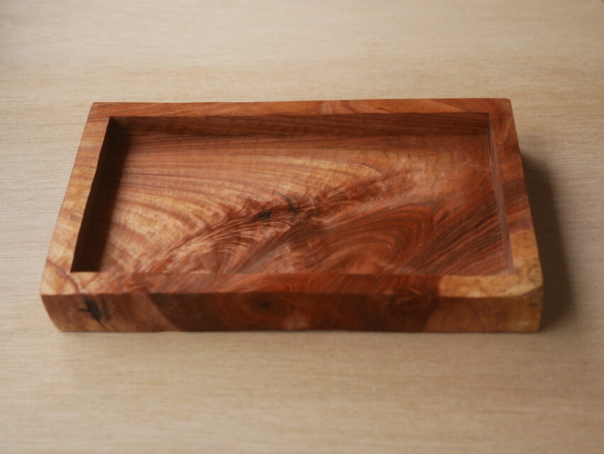 角トレー おにぐるみ アマニ油仕上げ #0426