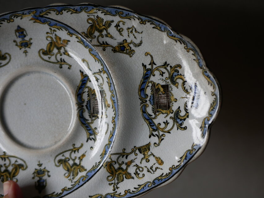 GIEN ジアン アンティークプレート フランスアンティーク アンティーク