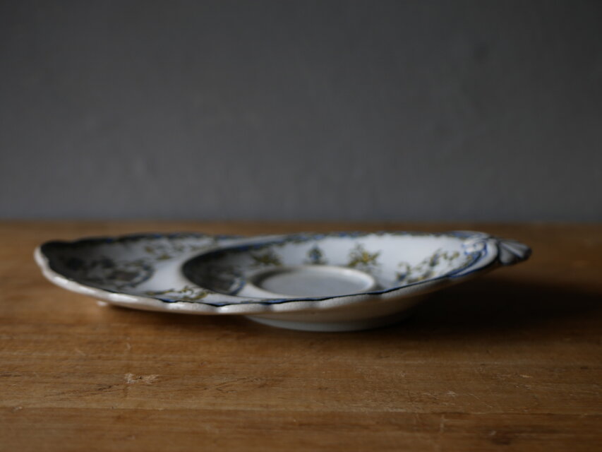 フランスアンティークGIENプレート GIEN ジアン アンティークプレート フランスアンティーク アンティーク