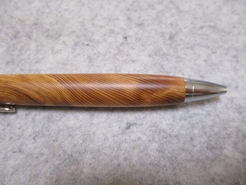 屋久杉 光明 椿油仕上げ ワンピースタイプの木軸ボールペン(シャープ