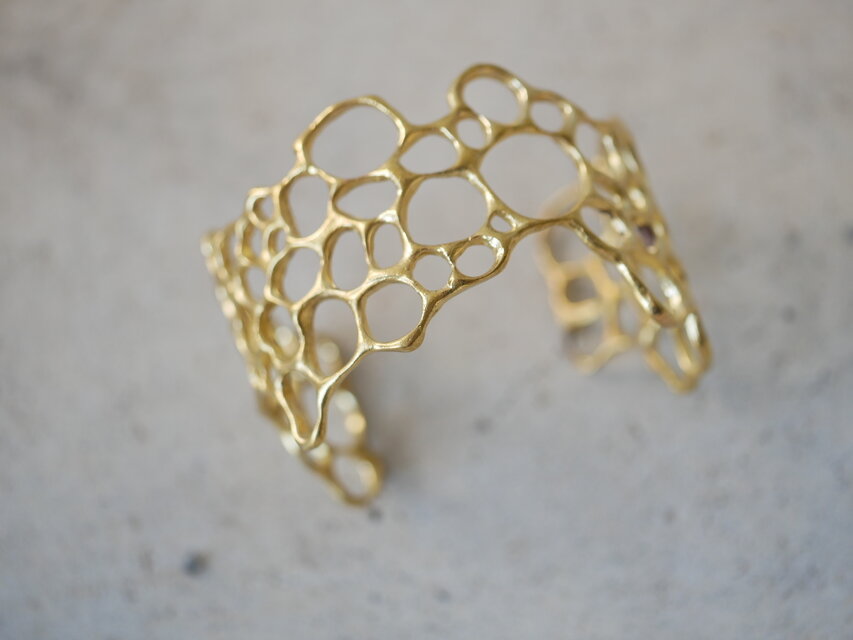 melt brass bangle