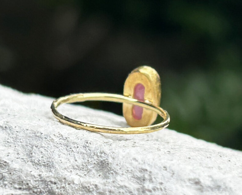 ピンクスターサファイア K18WG リング約5号 2.5g ピンクスターサファイア K18WG リング約5号 2.5g ピンクサファイア K18