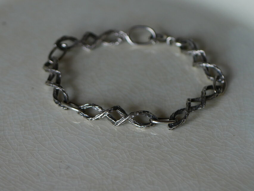 Special 1890's フランス製 ブレスレット シルバー800 蟹刻印 Special