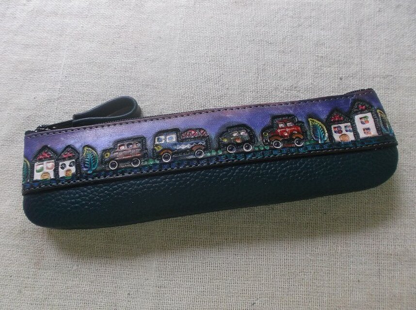 レザークラフトペンケース