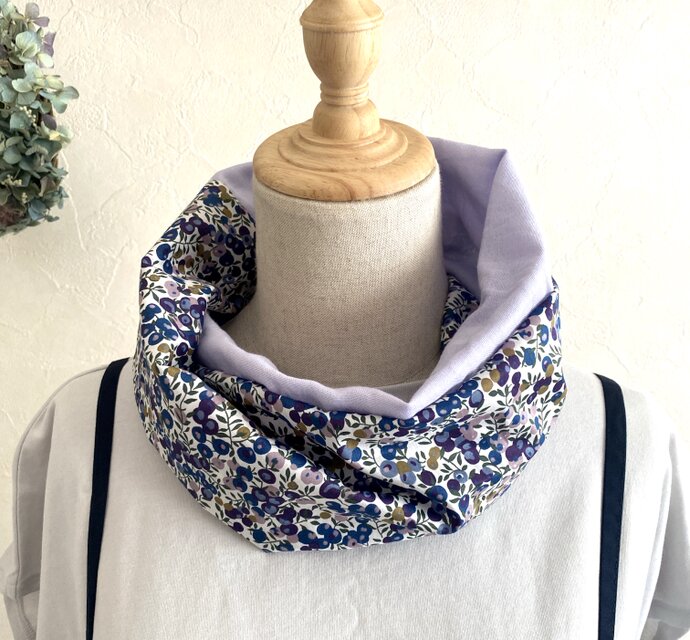 ＊ふんわりスヌード/ダブルガーゼ・リバティプリント＊