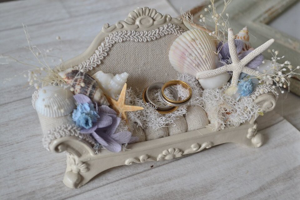 シェルのソファ＊リングピロー