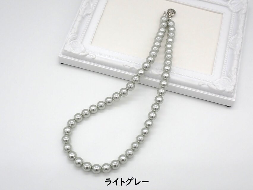 2色から選べる》グレーパールネックレス | iichi 日々の暮らしを