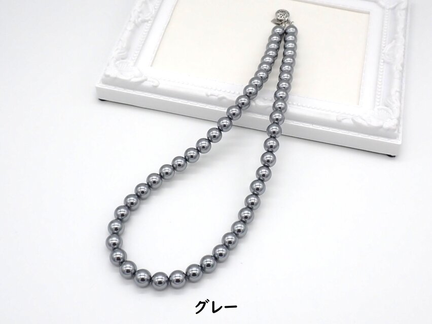 2色から選べる》グレーパールネックレス | iichi 日々の暮らしを