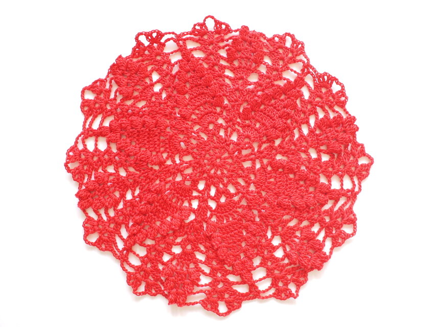 starbo ドイリー 赤【24.0cm】