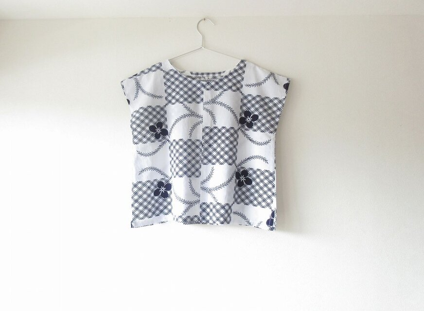 ☆浴衣ブラウス♪花柄☆【再販】/32kb029