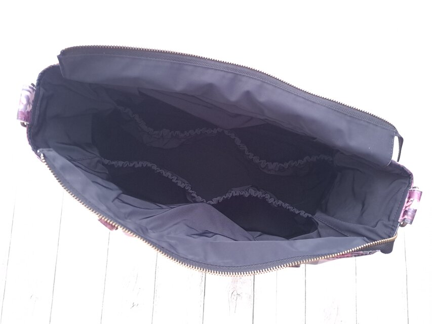 1点のみ♪ ハムステッドサマー グリーン タック入り通勤バッグ