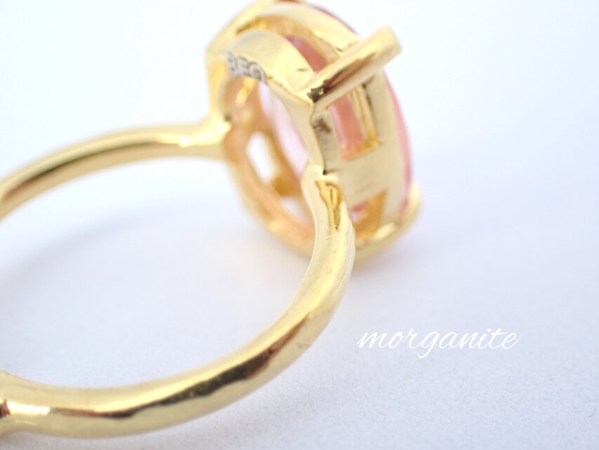 New ☆ 新作 ☆『Morganite』☆世界でひとつの天然石リング