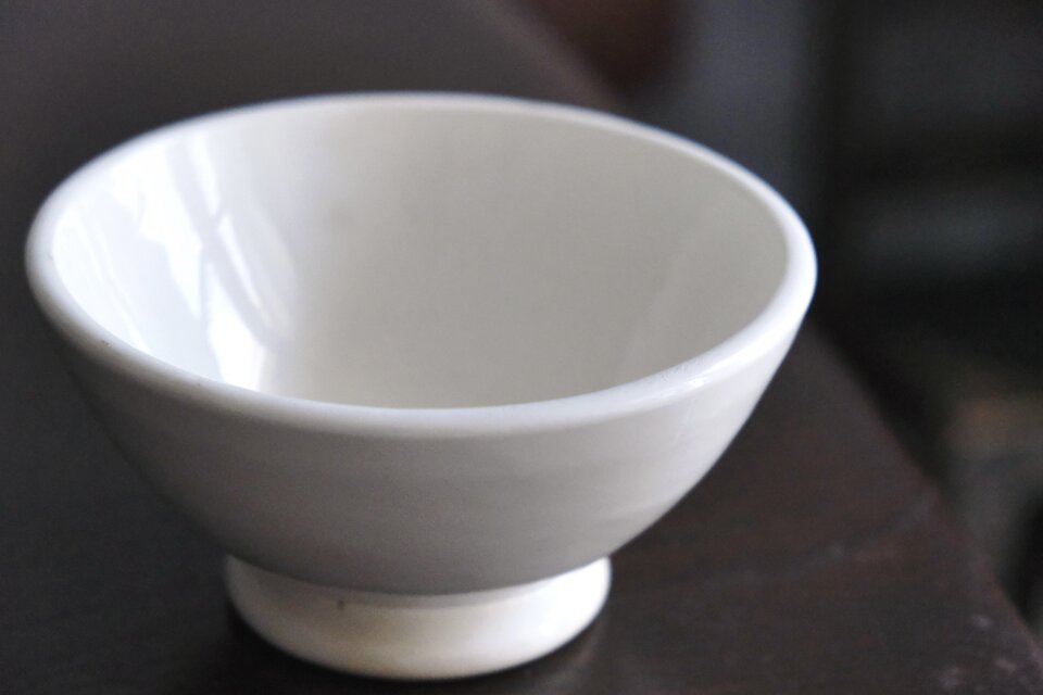 ディゴワン&サルグミンヌ 肉厚 白 カフェオレ ボウル φ13cm フランス