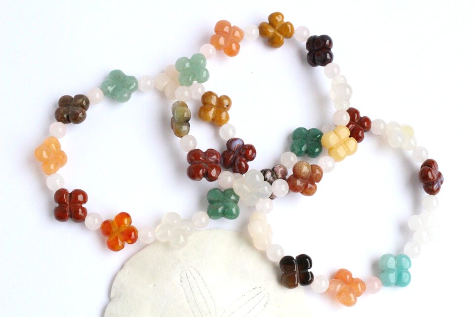 Rainbow Clover ブレスレット