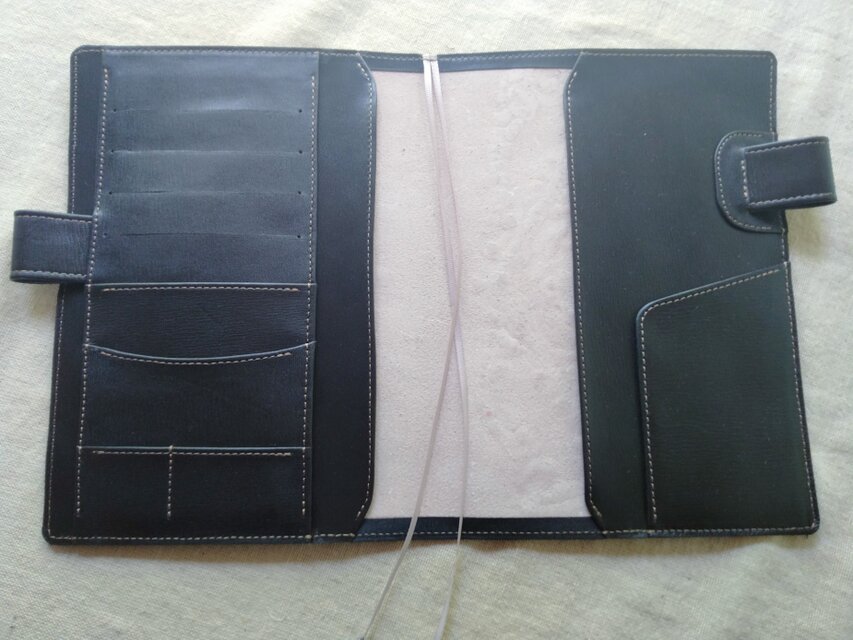 ほぼ日手帳カズン対応 A5サイズ手帳カバー レザー 刻印＆拭き