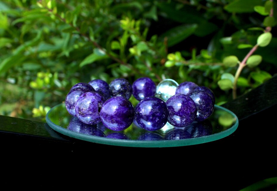 レピドライト　15mm 　変革の石、前向きに一歩を踏み出す