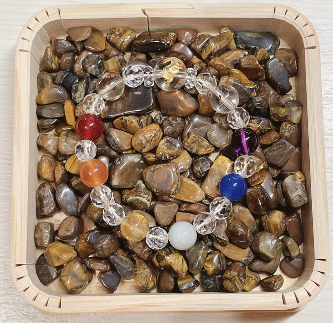 Lovely set| ‹:)ꕀ✿天然石 N3105 2個 ミニジェムツリー 天然石 クリスタル水晶 浄化 2 x（1ヶ