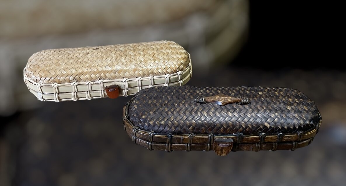 メガネケース2ダークブラウン