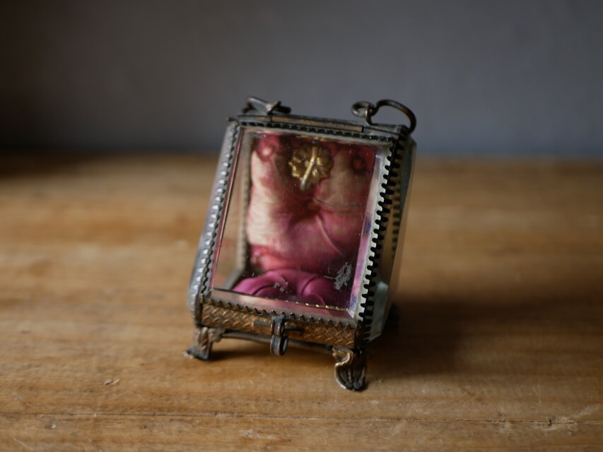 オルモル　懐中時計用　ジュエリーケース　フランスアンティーク  アンティークのある暮らし