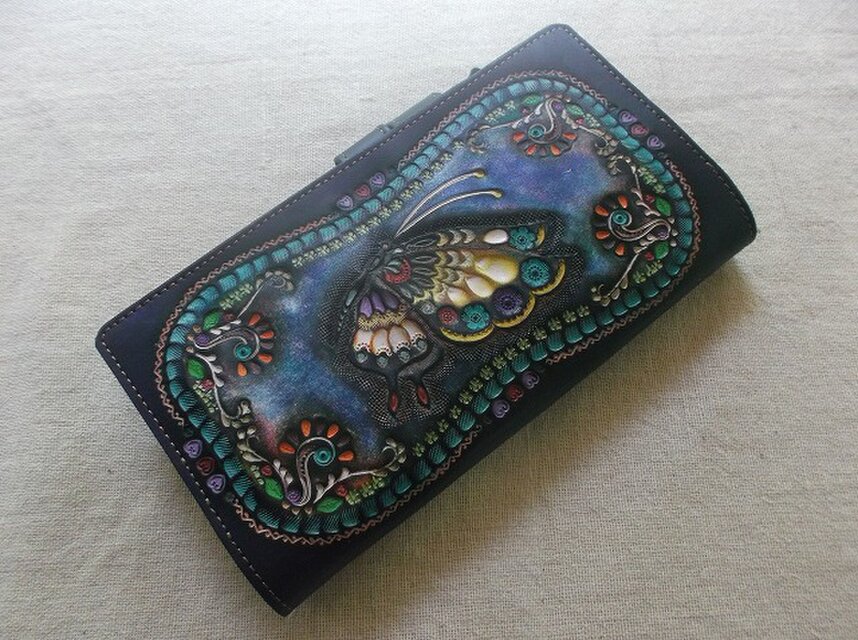 ほぼ日手帳weeks対応 レザー手帳カバー 刻印＆拭き染め | iichi 日々の