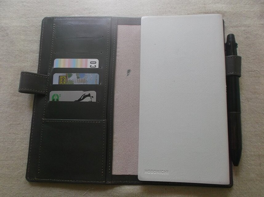 ほぼ日手帳weeks対応 レザー手帳カバー 刻印＆拭き染め | iichi 日々の