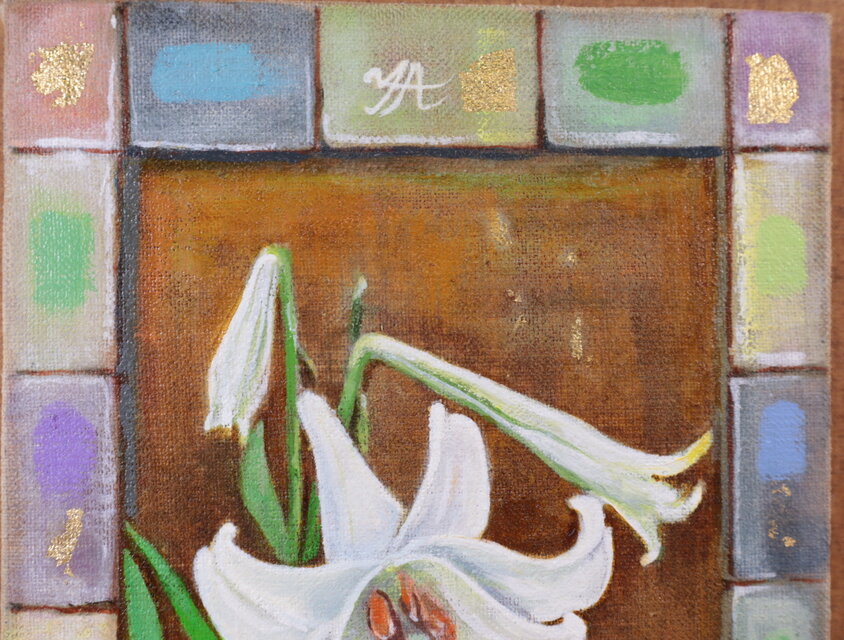 マノエル・ピラー(Manuel Pillar)／トリコロール』8F号／油彩画