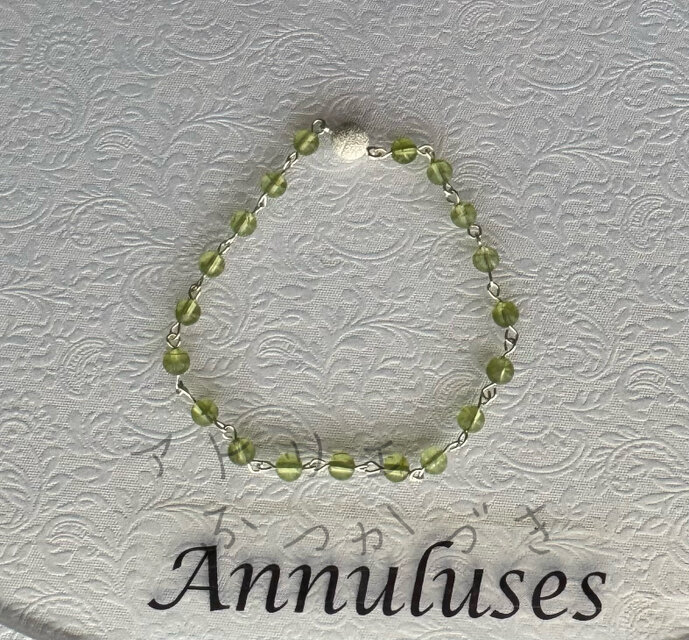 ラウンドペリドットブレスレット