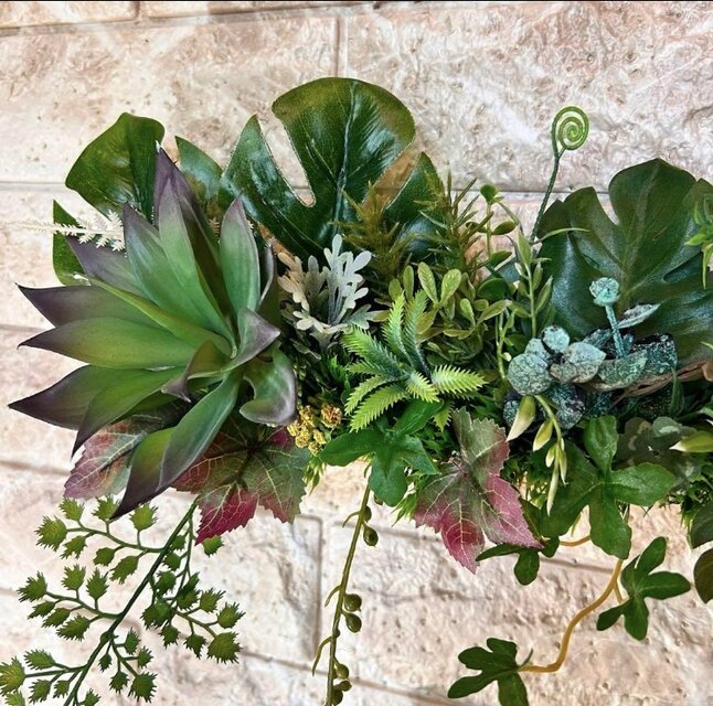 光触媒 人工観葉植物 ウォールグリーン フェイクグリーン 壁掛け