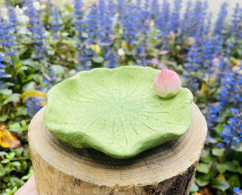 蓮の葉の台座(中サイズ)