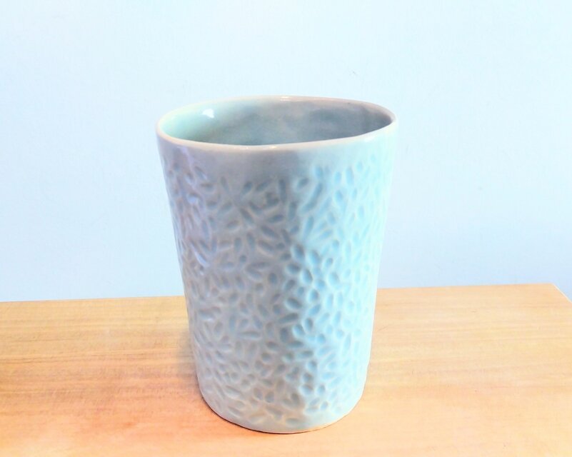 『UROKO』シリーズ・タンブラー(水色)・グランデ