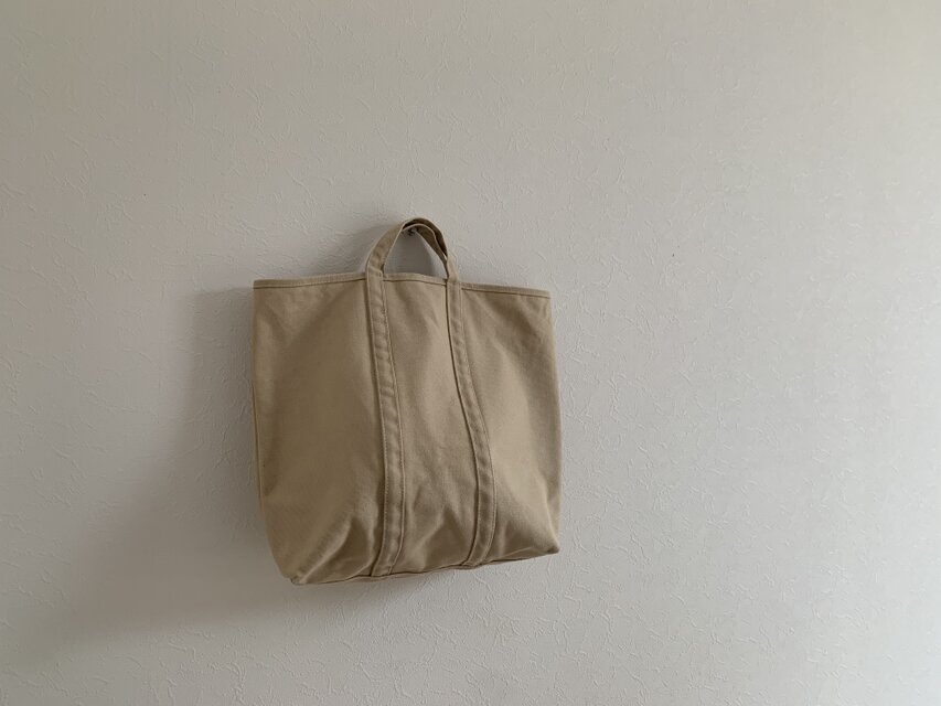 TALL TOTE(M) アイボリー 帆布バッグ | iichi 日々の暮らしを心地よく