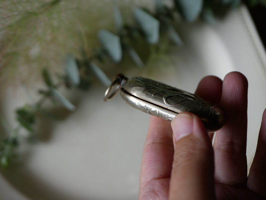 ヤドリギ ポルトモネ コインケース フランスアンティーク ブロカント