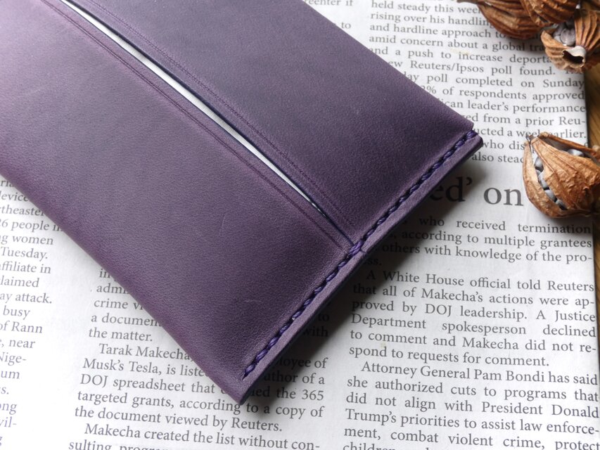 リネンの携帯ティッシュケース・スモーキーラベンダー リネンの携帯ティッシュケース・スモーキーラベンダー リネンの携帯