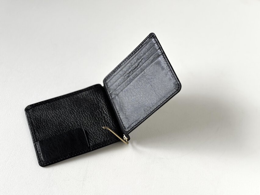 マネークリップウォレット ｜栃木県産/革財布/クラシック