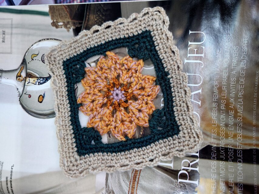 フラワーコースター　ポットマット（G）