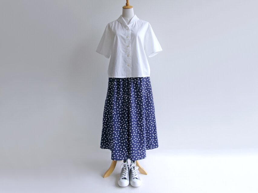 【新品未着用・最終価格】3.1PhillipLimキュロットスカート ネイビー COM39-22-2202 Ladies巻スカート風キュロット(ネイビー