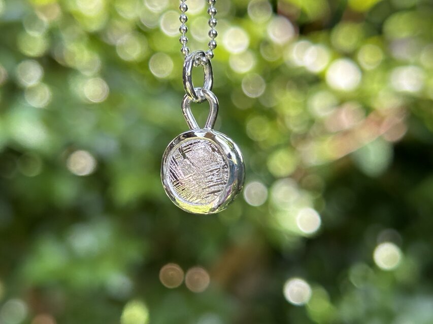 ムオニオナルスタ隕石（メテオライト）シルバーペンダント◇Silver